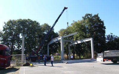 Construction of a gym in primary school in Tršić – Joint effort of private donor and City of Zvornik