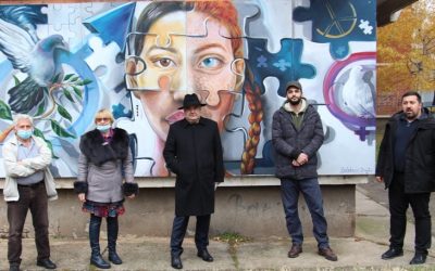 У Зворнику представљен мурал са порукама мира и  толеранције