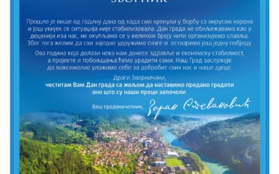 ДАН ГРАДА ЗВОРНИКА – 21. МАЈ 2021. ГОДИНЕ – ЧЕСТИТКА ГРАДОНАЧЛЕНИКА