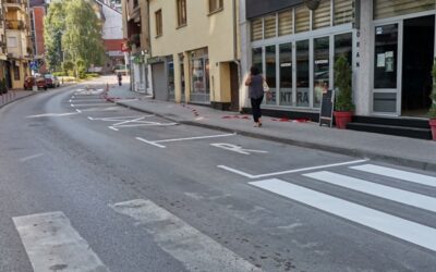Одложено обиљежавање паркинг мјеста у улици Вука Караџића