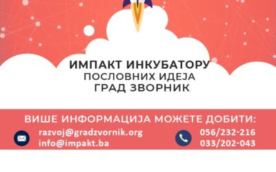 Позив за учешће – Инкубатор пословних идеја у Зворнику