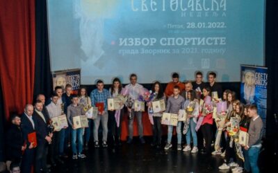 Најбољи спортисти града Зворника за 2021. годину Александар Петровић и Зорана Сандић