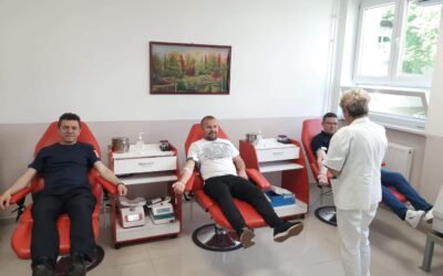 Акција добровољног давалаштва крви припадника Службе ПВЈ