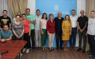 Пријем у Градској управи за представнике средњих школа из Руме и Зворника
