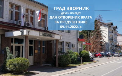 Дан отворених врата за предузетнике 9. новембра