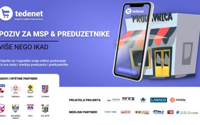 Tedenet – otvoren poziv za učešće u projektu za preduzeća i preduzetnike