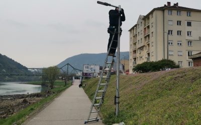 Замјена расвјетних тијела на шеталишту на градској плажи