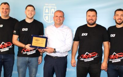 Градоначелник примио организаторе турнира у баскету