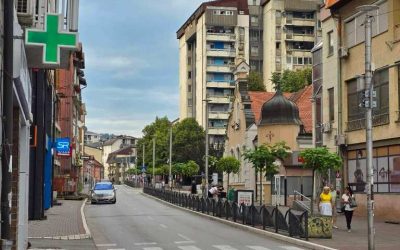 Обуставa саобраћаја у граду