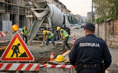 Građevinski radovi na objektu u ulici Sime Perića