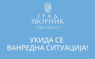 Укинута ванредна ситуација на подручју Зворника