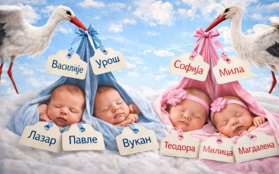 Током 2025. године у матичну књигу рођених уписано 480 дјеце