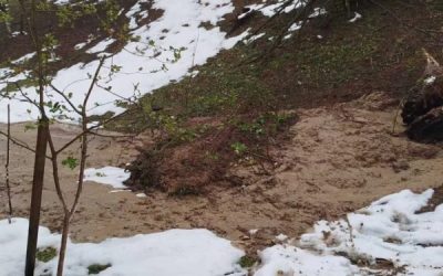 Клизишта у Челопеку и Табанцима – апел на опрез, стање водотока под контролом