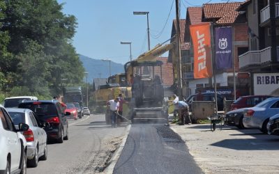 Počelo asfaltiranje pješačke staze na dionici Zvornik – Karakaj