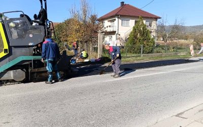 Почели радови на санацији коловоза на дионици од Шепка до Челопека